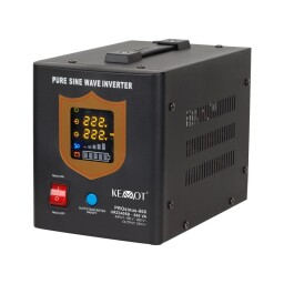 Záložný zdroj KEMOT URZ3405B PROsinus-800 prenosný 12V/230V 800VA / 500W čierny
