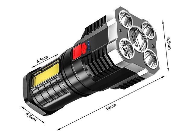 LED ručné dobíjateľné svietidlo (T194M)