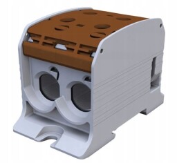 Skrutková svorkovnica SIMBLOCK 81102015  STB 95-2 hnedá Cu/Al DIN 1P , 16-95mm² 4 otvory