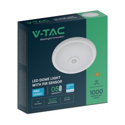 V-TAC LED senzorové svietidlo 12W SAMSUNG chip 900lm 4000K (21808) VT-13
