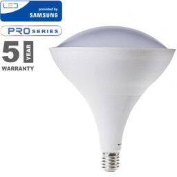 V-TAC LED žiarovka 85W E40 SAMSUNG CHIP Low Bay Plastic 6800lm 6400K (521)