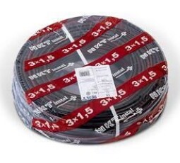 Kábel CYKY-O 3x1,5 NKT instal+ (predaj 50m/bal.)