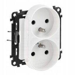 Valena life 753190 2-zásuvka 16A/250V , PL , biela (do rámčeka)