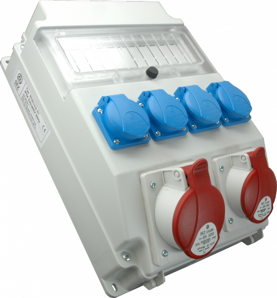 Zásuvková rozvodnica ROS 11/x-21 1x16A/1x32A/400V/5-pól. + 4x16A/250V (10005686.00)