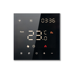 Termostat ETEK ME82HB1 WIFI , digitálny , priestor/podlaha , čierny