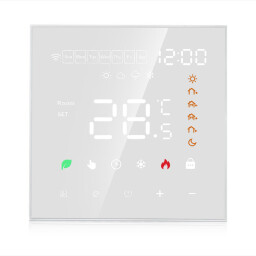 Termostat ETEK ME82HB1 WIFI , digitálny , priestor/podlaha , biely