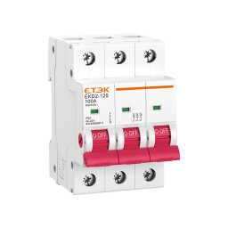 Vypínač ETEK EKD2-125-3040 3-pólový 40A (141016)