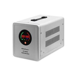 Záložný zdroj Qoltec 50720 UPS 800VA/560W čistý sínus, sivý