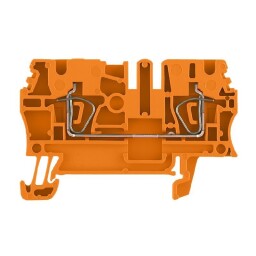 Radová svorka 1636780000 ZDU 2.5 OR bezskrutková, oranžová