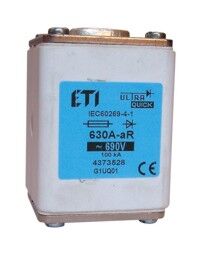 Poistka ETI 004343616 G1MUQ1 160A aR (nové o.č. 004373616 G1MUQ01/160A/690V)