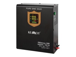 Záložný zdroj KEMOT URZ3410 PROsinus-1000 nástenný 12V/230V 1000VA / 700W čierny