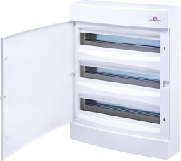 Rozvodnica ETI ECT3x18PO  nad omietku 54M biele dvere (001101041)