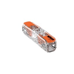 Bezskrutková krabicová svorka 221-2411 s páčkami , priama 2x 0,2-4,0mm² WAGO