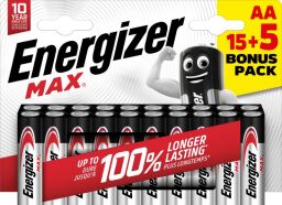 Batéria Energizer MAX AA alkalická 15+5ks/balenie E303329900 / 7638900437850