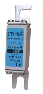 Nožová poistka ETI 004721114 S00CUQ2/80 100A gR 690V ( S000UQ2/80/100A/690V )
