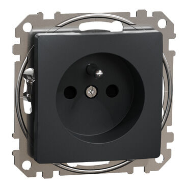 Sedna Design SDD114011 zásuvka 2P+PE antracit