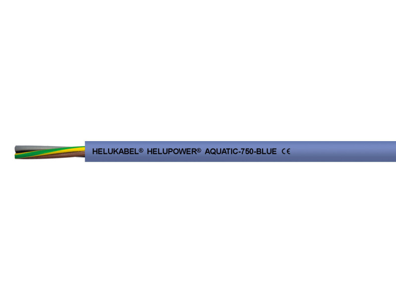 Kábel ohybný gumový HELUPOWER® AQUATIC-750-BLUE 3G1,5 mm² 11018144
