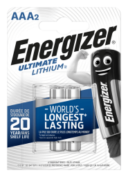 Energizer Ultimate Lithium AAA/2 FR03/2 1,5V lítiové mikrotužkové batérie 2ks 7638900262629