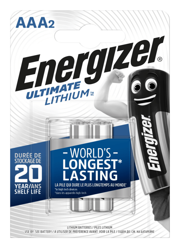 Energizer Ultimate Lithium AAA/2 FR03/2 1,5V lítiové mikrotužkové batérie 2ks 7638900262629