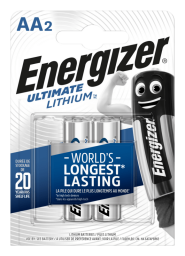 Energizer Ultimate Lithium AA/2 FR6/2 1,5V 2ks 7638900262636