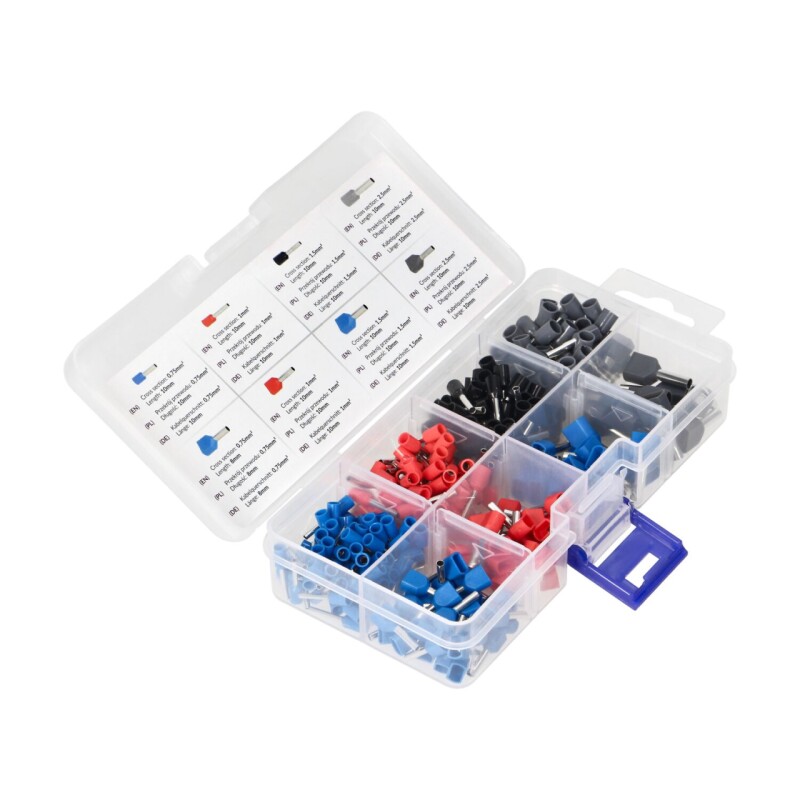 Sada dutiniek OR-KK-8111 350ks/box-balenie (1x a 2x 0,75 - 2,5mm²)