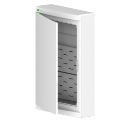 Multimediálna rozvodnica 2445-20 ELEGANT RN 3x12MM povrchová , biele dvere