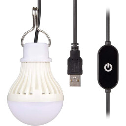 Kempingové svietidlo / stanová žiarovka USB (T297C)