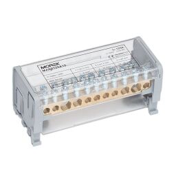 Distribučný blok MOBLOCK MAB 125A-11 (2 pól), 2x35 + 2x25 + 7x6mm² MAB2125A18 MOREK
