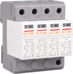 Prepäťová ochrana ETEK EKU5-T1+T2-12-4P280 ,4-pólový ,12,5kA , B+C art.-nr,: 175070