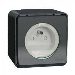 Mureva styl MUR35031 1-zásuvka 2P+PE IP55 antracit