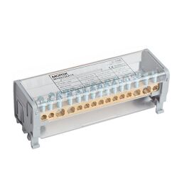Distribučný blok MOBLOCK MAB 125A-15 (2 pól), 2x35 + 2x25 + 11x6mm² MAB2126A18 MOREK