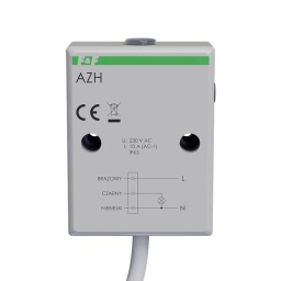 Súmrakový spínač AZH 230V, 10A, IP65, 0,8m kábel