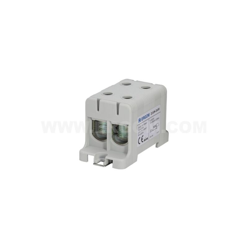Univerzálna radová svorka ZJUN-2x95 R34RR-07010021303 Al/Cu 16÷95mm² DIN, sivá