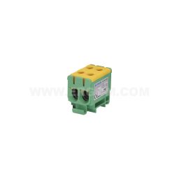 Univerzálna radová svorka ZJUN-2x50 PE R34RR-07020002003 Al/Cu 2,5÷50mm² DIN, zelená/žltá