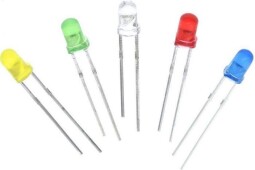 Sada LED diód 3mm 100ks , mix farieb (J983A)