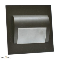 Schodiskové svietidlo ID-1153 ProVero DECORUS 1,2W 12VDC 30lm 6500K čierne
