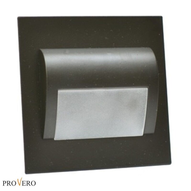Schodiskové svietidlo ID-1153 ProVero DECORUS 1,2W 12VDC 30lm 6500K čierne