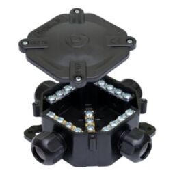 Krabica rozvodná 6455-11 5.P/5 ACIDUR 3 čierna (10012828.00)