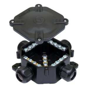 Krabica rozvodná 6455-11 5.P/5 ACIDUR 3 čierna (10012828.00)