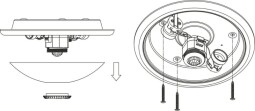 Senzorové svietidlo ID-4850 DALLAS stropnica 2xE27(10W LED) biele