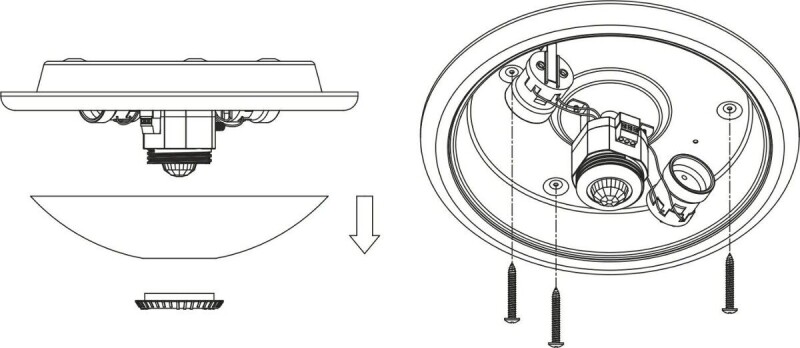 Senzorové svietidlo ID-4850 DALLAS stropnica 2xE27(10W LED) biele