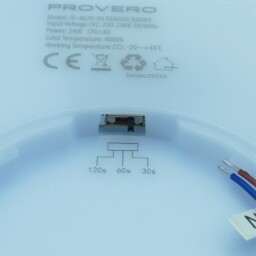 Senzorové svietidlo ID-4620-00 DENVER RADAR stropnica s mikrovlným senzorom LED 24W 2570lm 4000K biele