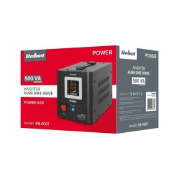 Záložný zdroj Rebel RB-4001 500VA/300W 12V/230V čistý sínus