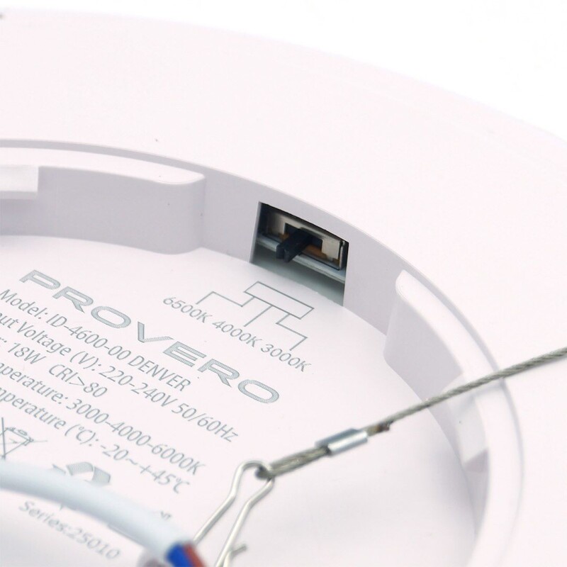 Svietidlo ID-4602-01 DENVER stropnica LED 36W 3960lm CCT čierne