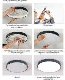 Svietidlo ID-4602-01 HOUSTON stropnica LED 36W 3960lm CCT čierne - kópie