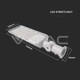 V-TAC LED uličné svietidlo SAMSUNG Chip 30W 4000K 100lm/W (20422) VT-39ST