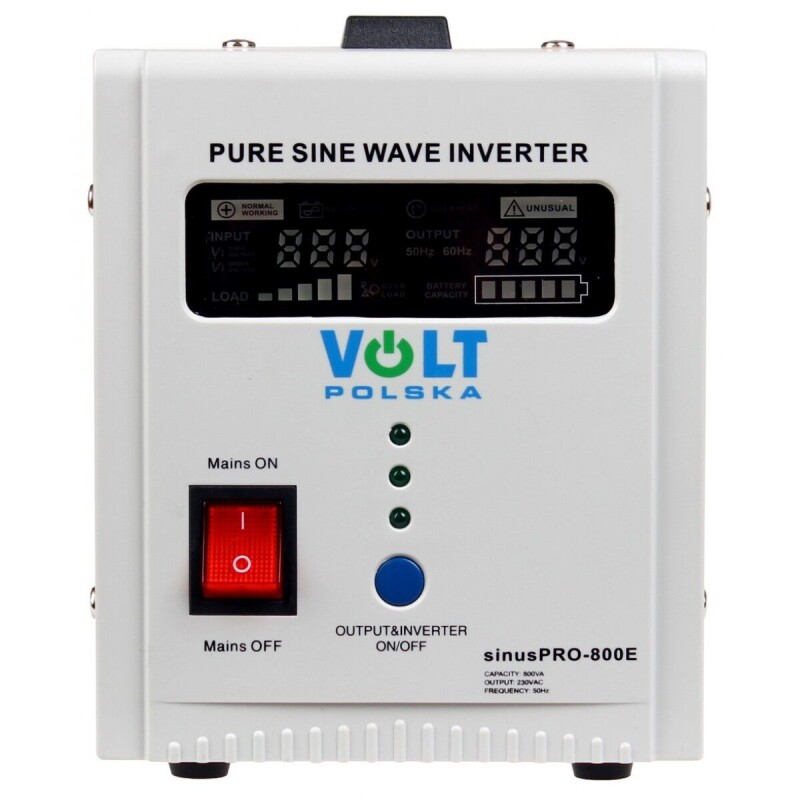 Záložný zdroj VOLT SINUS PRO 800 E 12/230V (500/800W) 3SP080012E