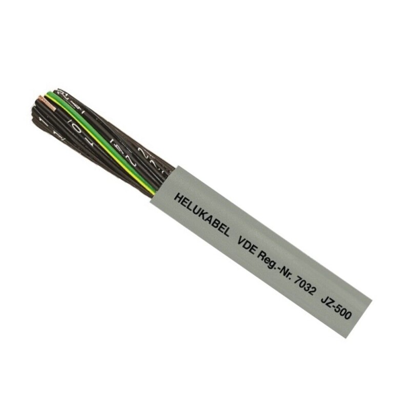 Kábel ohybný JZ-500 5G2,5 sivý 10068 (bubon)