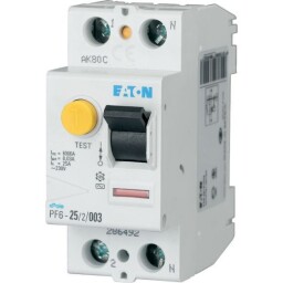 Prúdový chránič Eaton 112921 PF6-25/2/003-A (6kA)