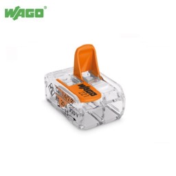 Bezskrutková krabicová svorka 221-612 s páčkami 2x 0,5-6,0mm² WAGO